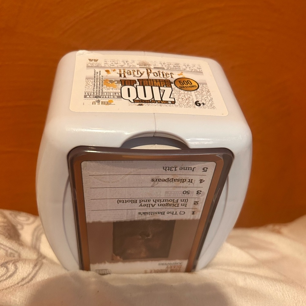 Harry Potter “Top Trumps Quiz with a Twist”
